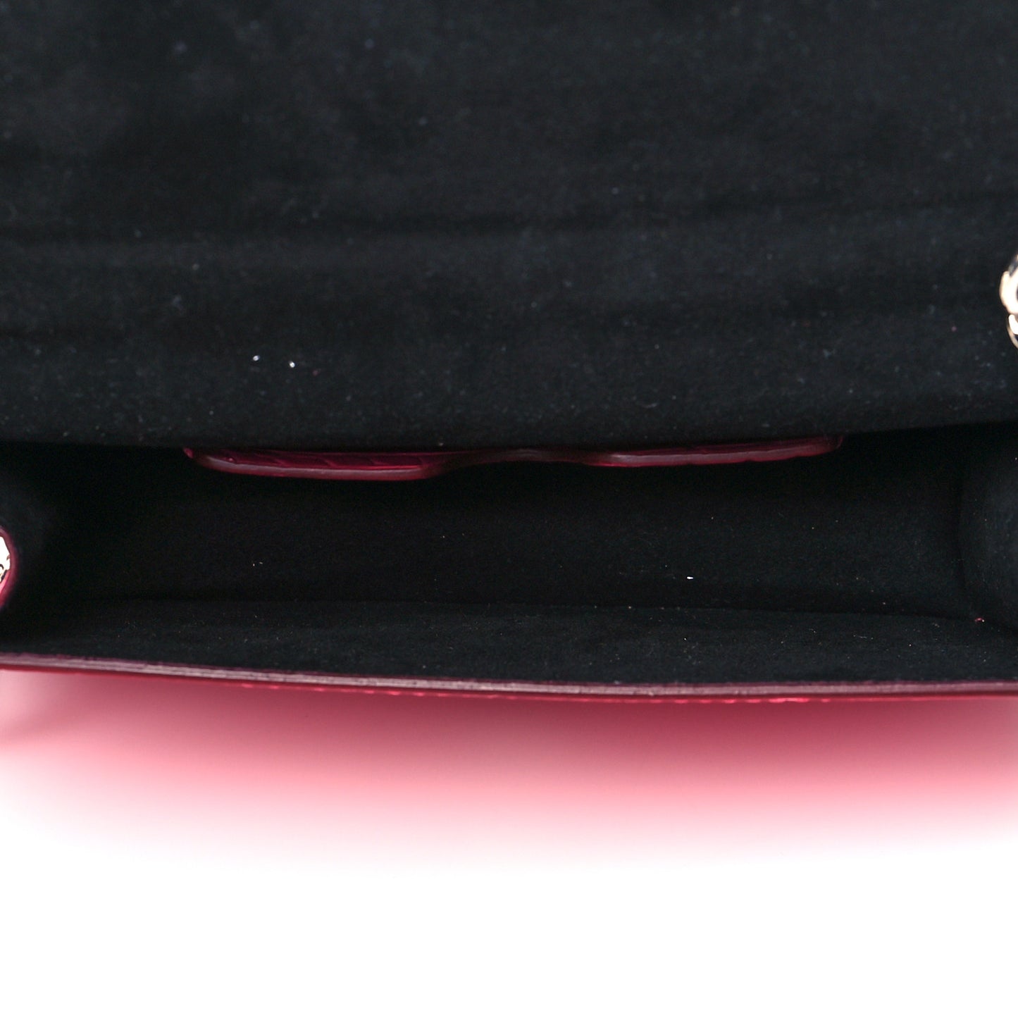 Calfskin Crocodile Embossed Skull Mini Crossbody Bag Pink