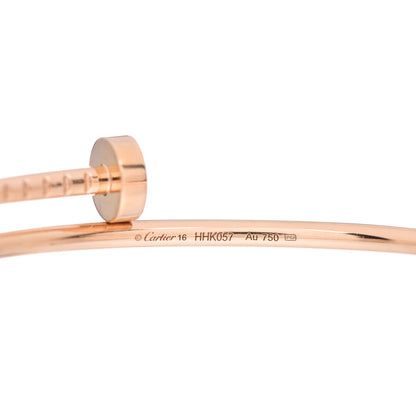 Cartier 18K Pink Gold Small Juste Un Clou Bracelet 16 4 of 4