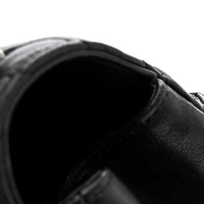 Saint Laurent Sheepskin Matelasse Chevron Monogram Medium College Bag Light Coal 14 of 15