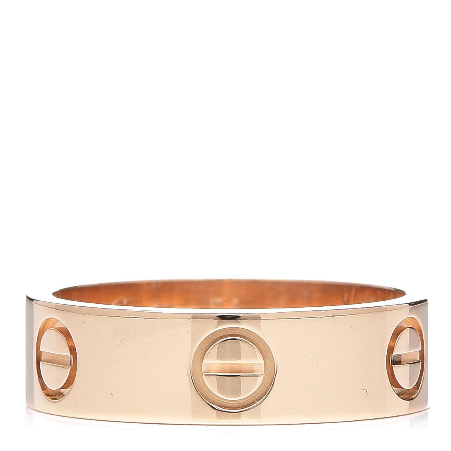 Cartier 18K Yellow Gold 5.5mm LOVE Ring 54 6.75 1 of 5