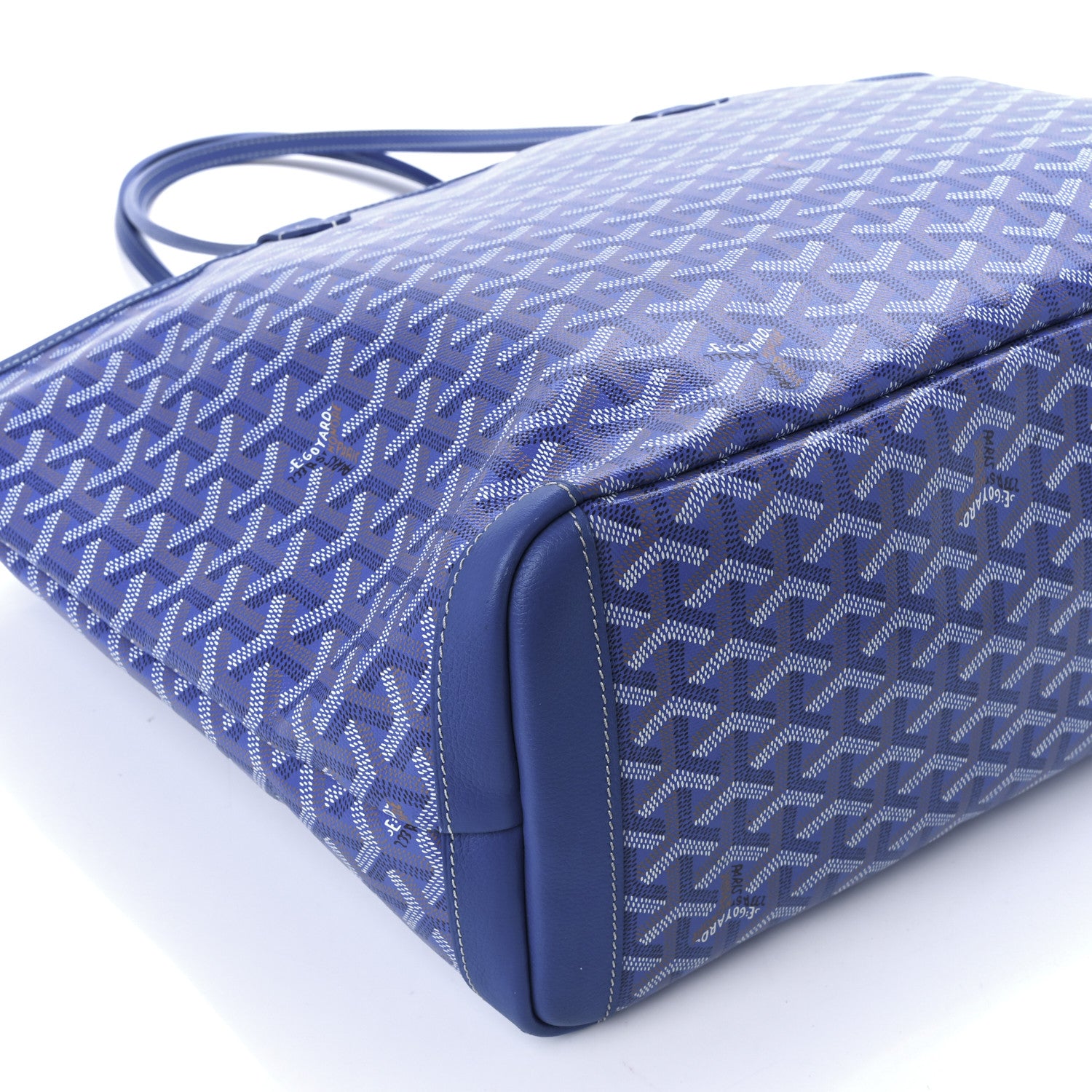 Goyard Goyardine Artois MM Blue 9 of 10