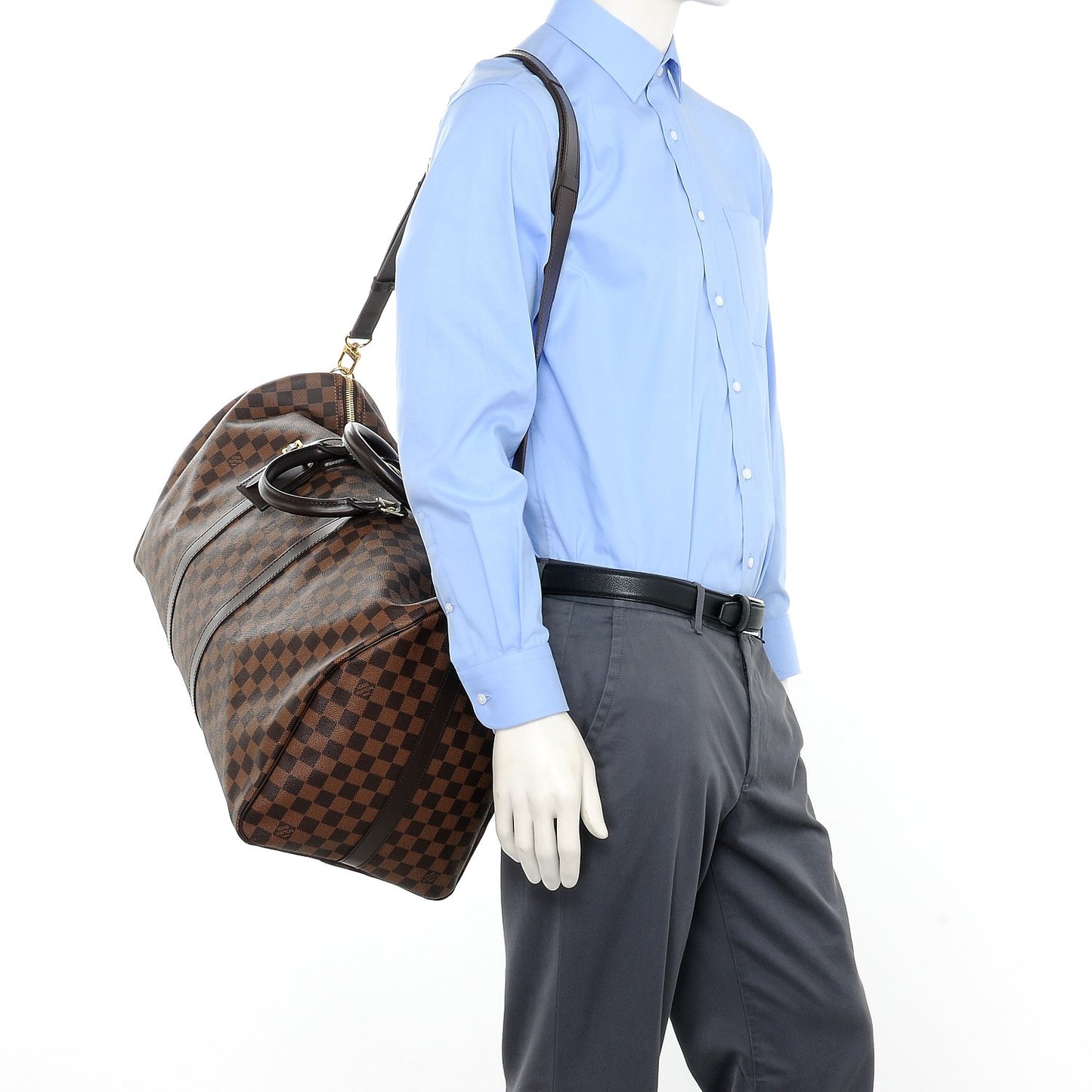 Damier Ebene Keepall Bandouliere 55