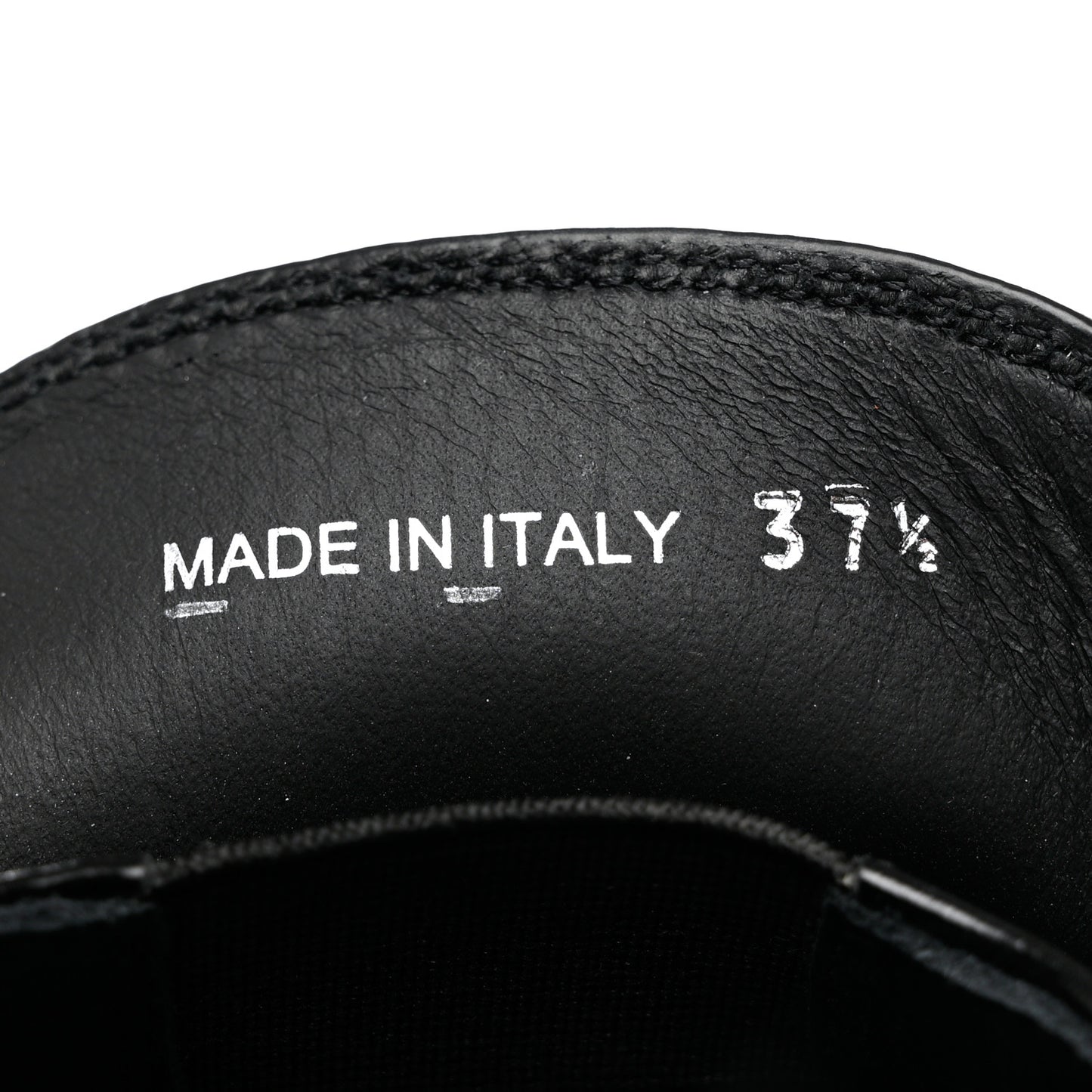 Spazzolato Metal Triangle Logo 50mm Loafers 37.5 Black