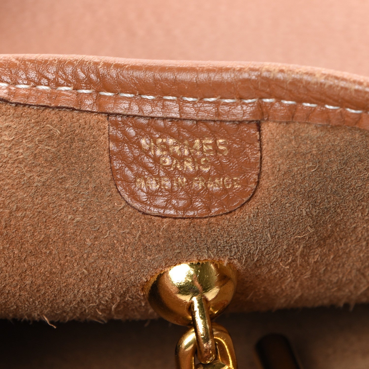 Hermes Taurillon Clemence Vespa PM Gold 5 of 23