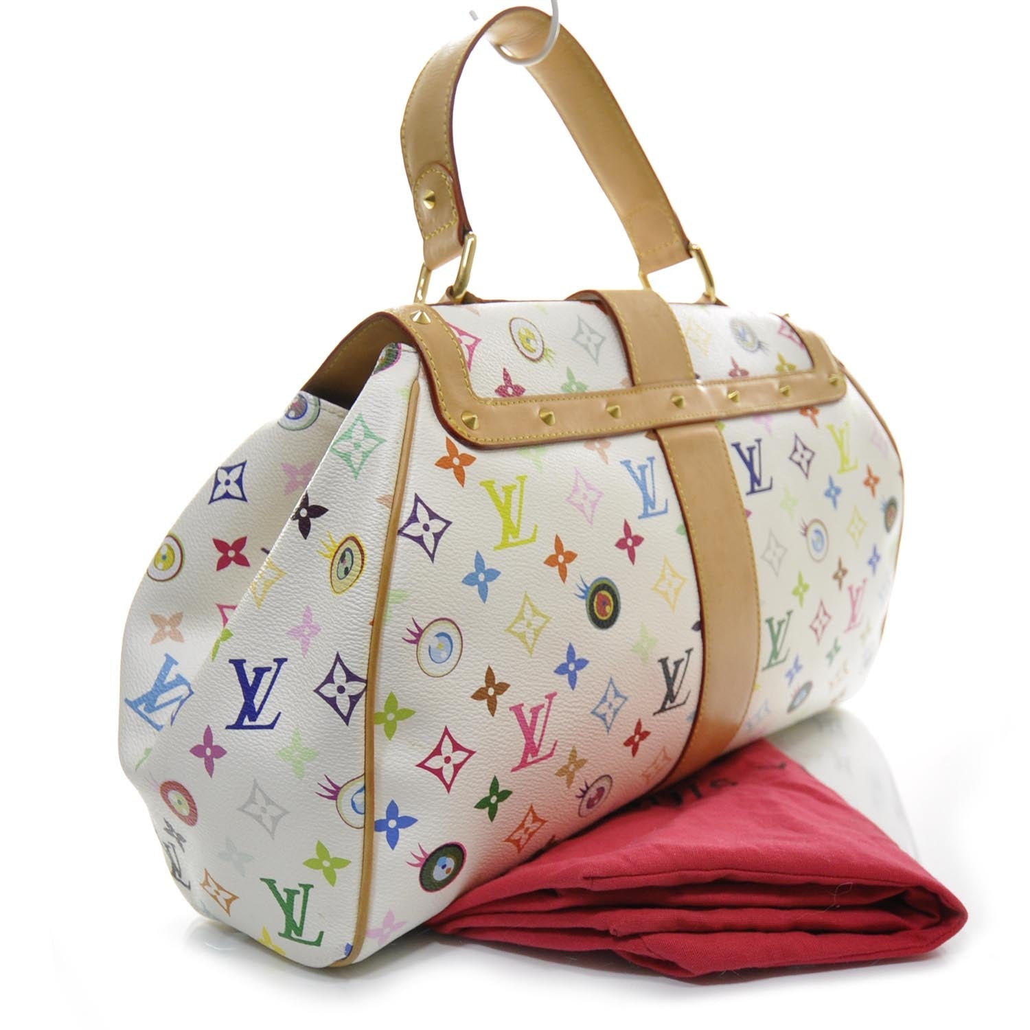 Louis Vuitton Monogram Multicolor Murakami Eye Love You White 4 of 10