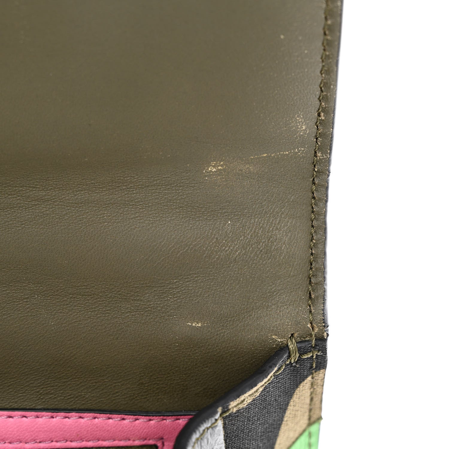 Valentino Garavani Nappa Canvas Camouflage Medium Glam Lock Rockstud Flap Multicolor 11 of 12