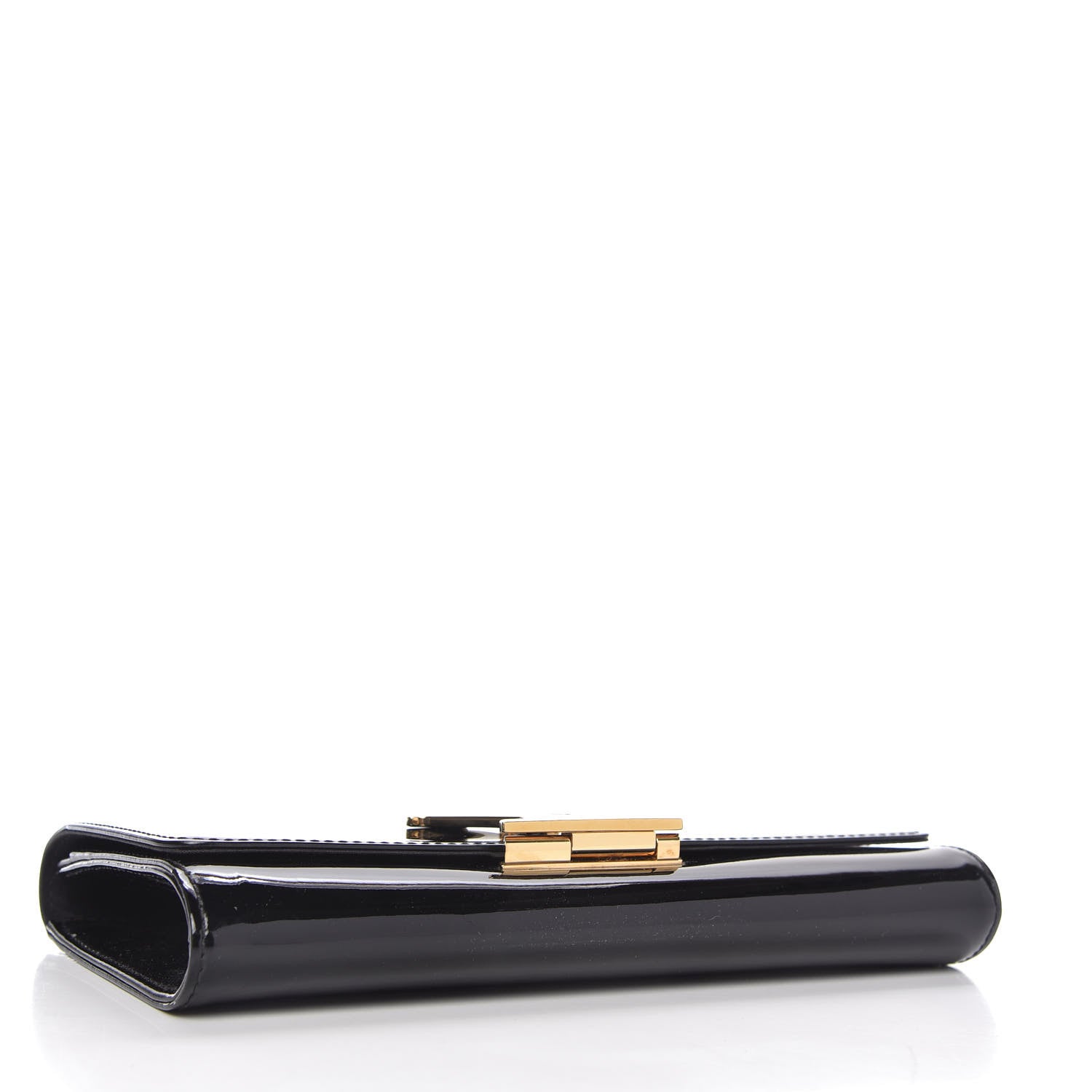 Louis Vuitton Patent Louise Clutch Black 4 of 9