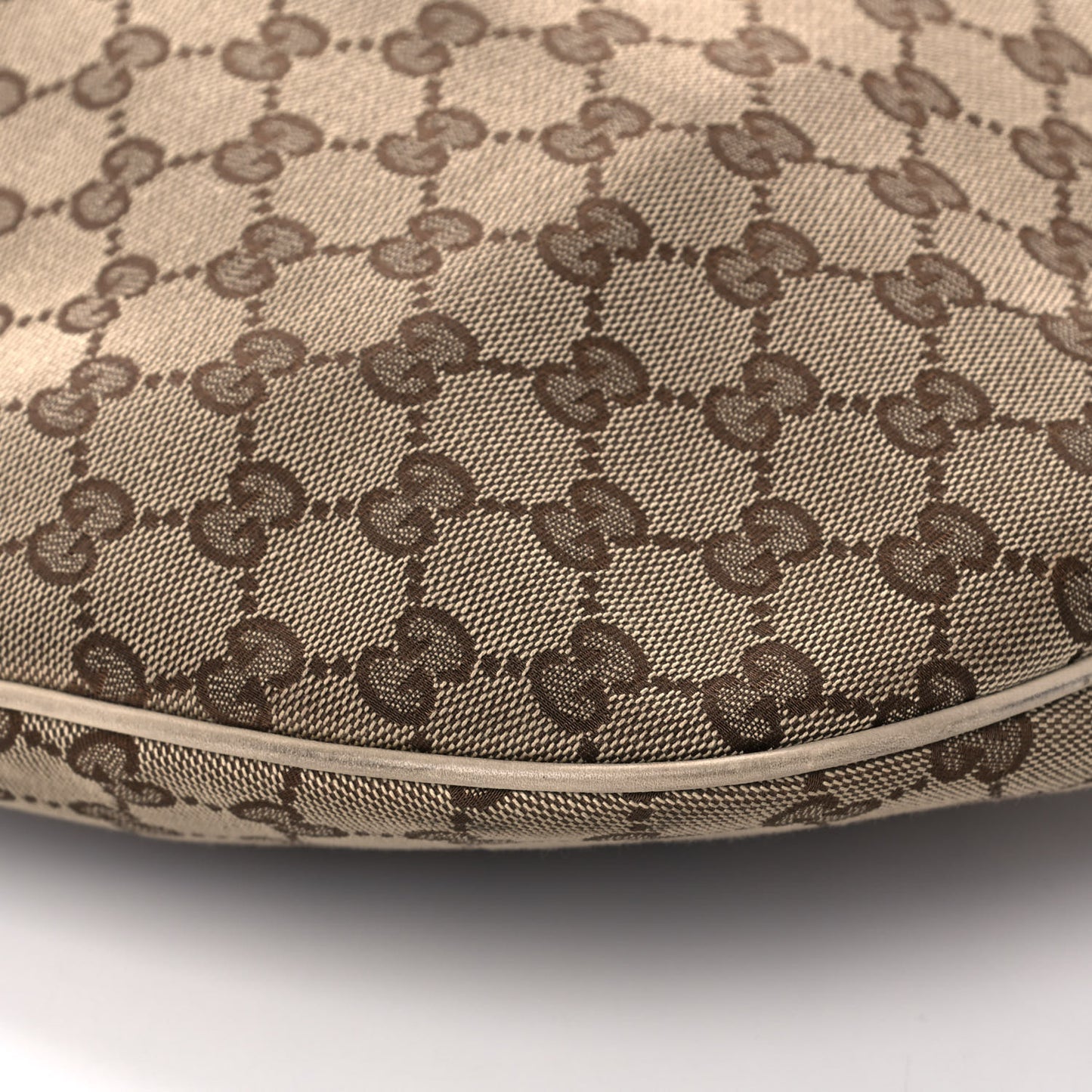 Monogram Medium Wave Hobo Cream