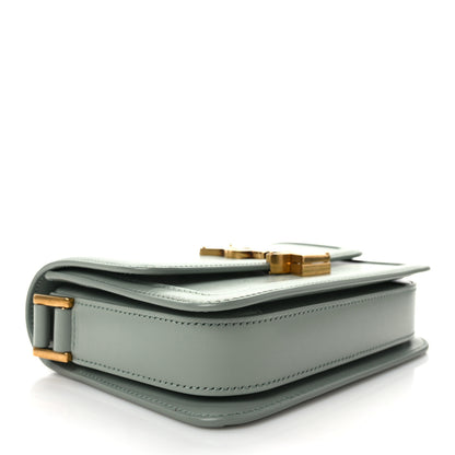 Saint Laurent Smooth Calfskin Small Solferino Satchel Acqua 4 of 11
