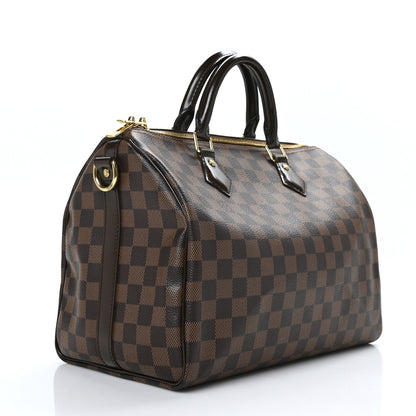 Louis Vuitton Damier Ebene Speedy Bandouliere 30 3 of 12