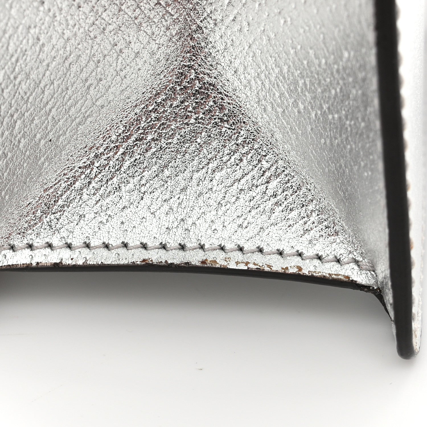 Gucci Metallic Textured Calfskin Crystal Small Dionysus Shoulder Bag Silver 13 of 13