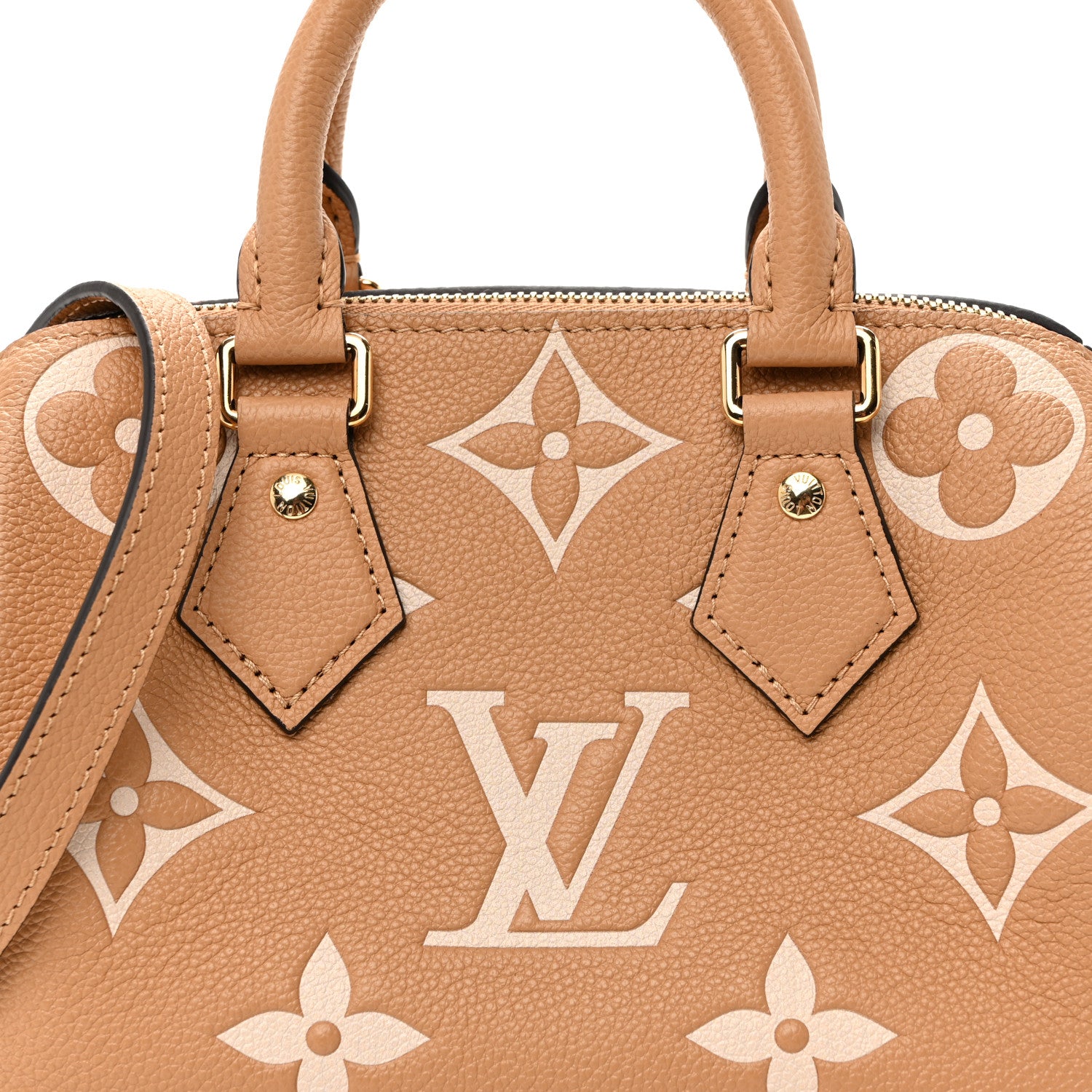 Louis Vuitton Empreinte Monogram Giant Speedy Bandouliere 20 Arizona Creme 7 of 9