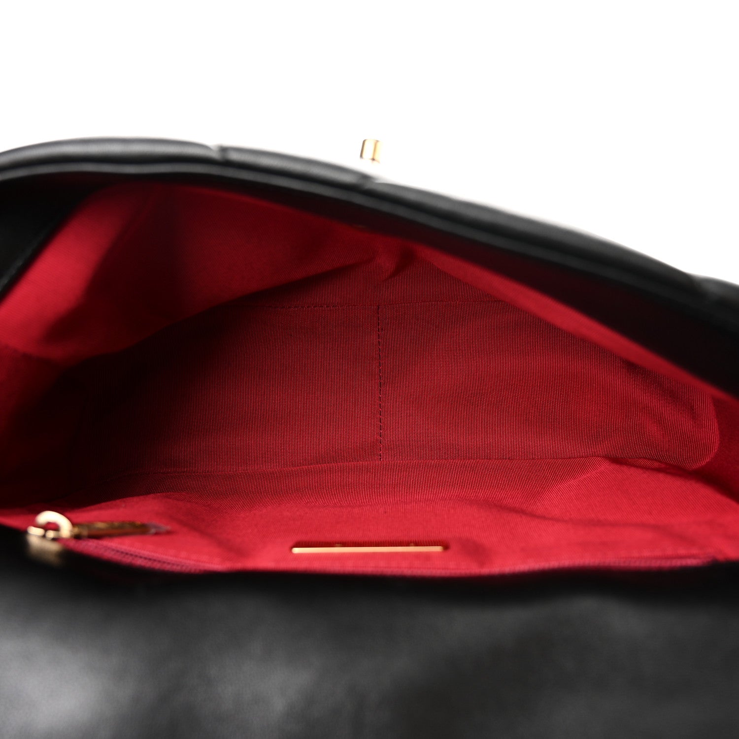 Chanel Goatskin Quilted Medium Chanel 19 Flap Black 5 of 12