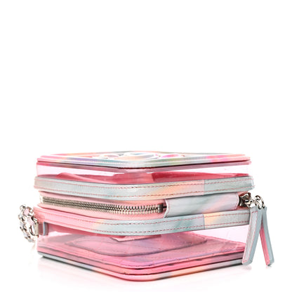 Chanel PVC Patent Calfskin Patent Lambskin Vertical Vanity Case Pink 4 of 14