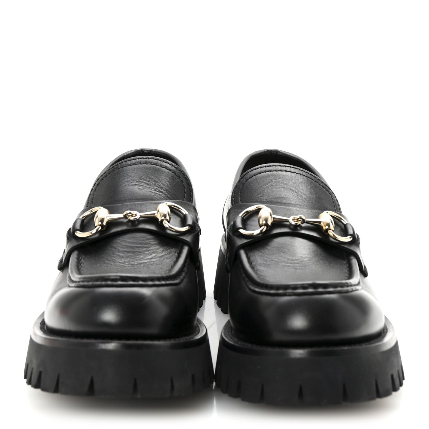 Betis Glamour Calfskin Womens Horsebit Loafers 36.5 Black