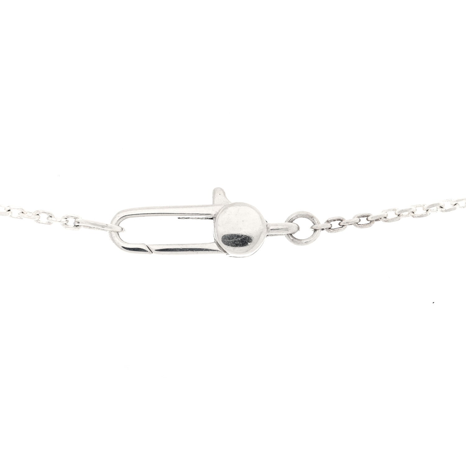 Gucci Sterling Silver Trademark Logo Square Pendant Necklace 5 of 5