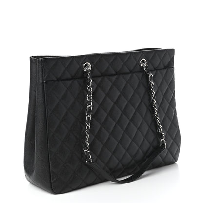 Chanel Caviar Quilted Large Shopping Tote Black 3 of 11