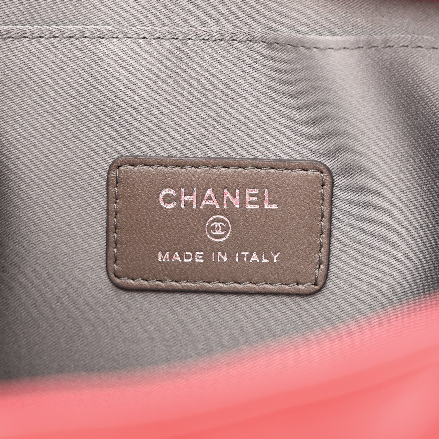 Chanel Patent Calfskin Lucky Symbols Pochette Red 7 of 11