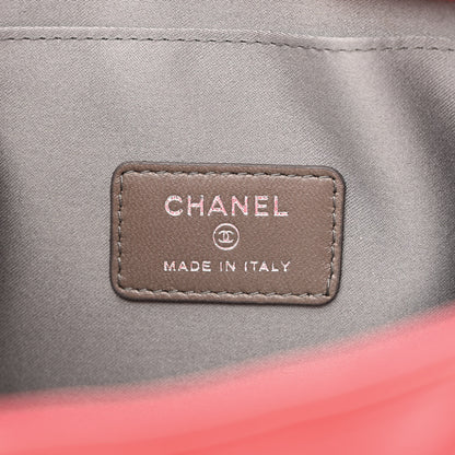 Chanel Patent Calfskin Lucky Symbols Pochette Red 7 of 11