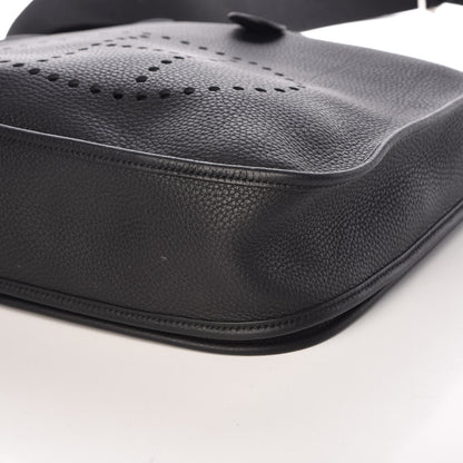 Hermes Taurillon Clemence Evelyne III GM Black 6 of 9