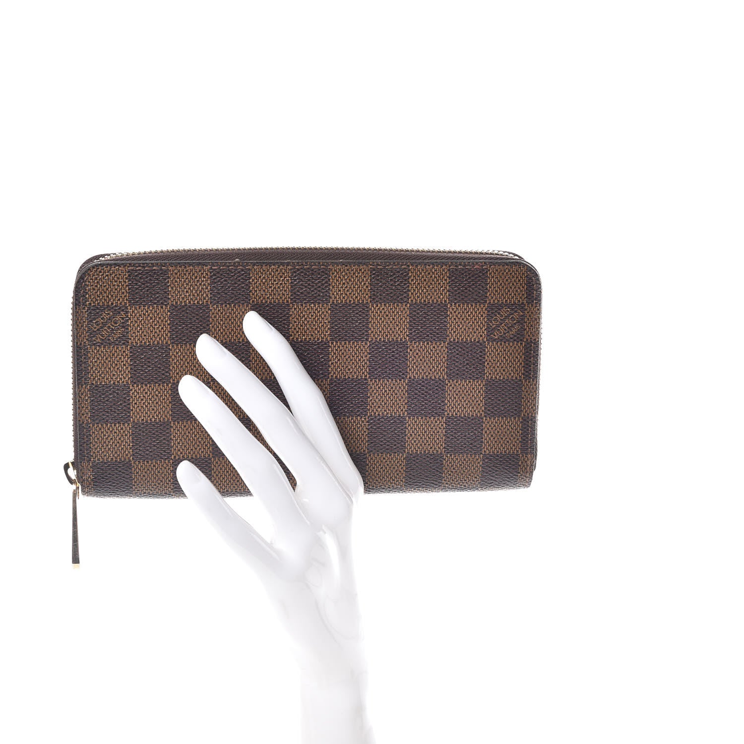 Louis Vuitton Damier Ebene Zippy Wallet 2 of 7