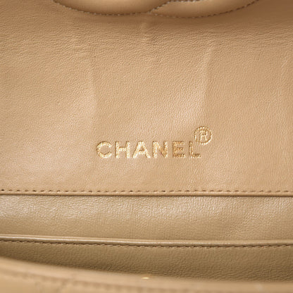 Chanel Lambskin Quilted Medium Single Flap Beige 6 of 13
