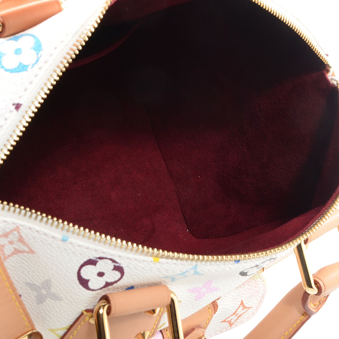 Monogram Multicolor Speedy 30 White