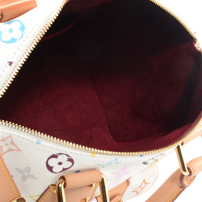 Louis Vuitton Monogram Multicolor Speedy 30 White 5 of 7