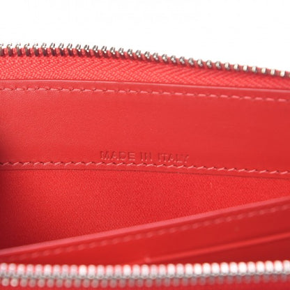 Christian Louboutin Calfskin Empire Panettone Spiked Zip Around Wallet Begonia 7 of 7