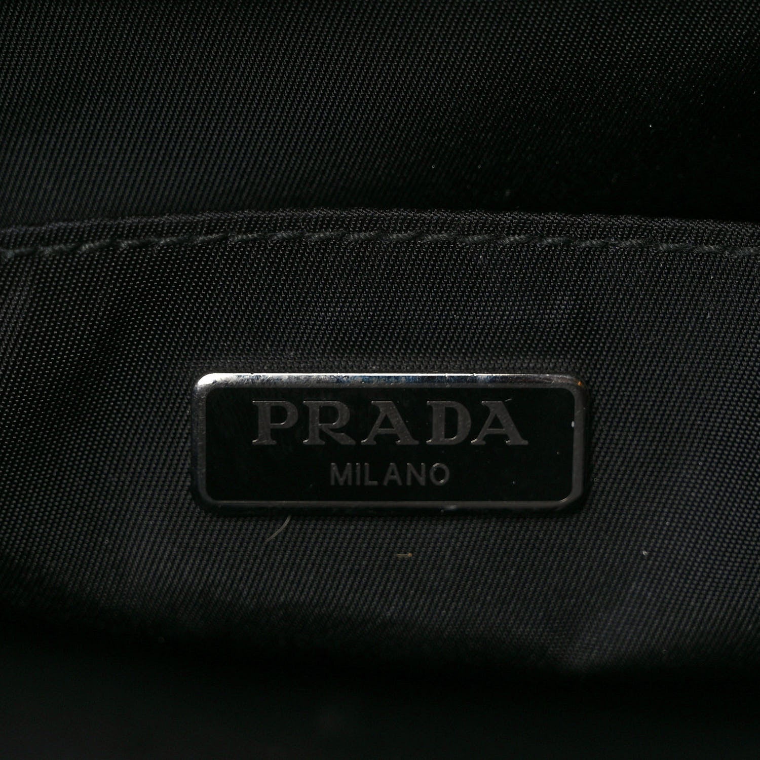 Prada Re-Nylon Triangle Quilted Padded Shoulder Bag Black 4 of 9