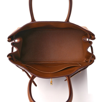 Hermes Togo Swift Canvas 3 in 1 Birkin 30 Gold 8 of 14