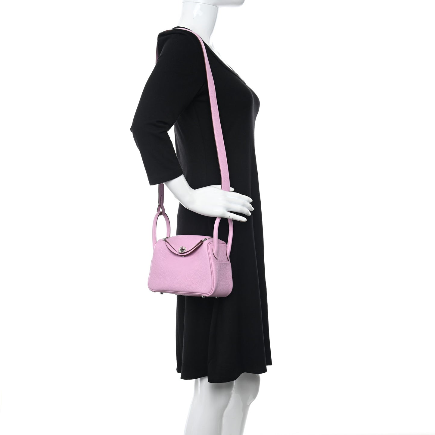 Taurillon Clemence Mini Lindy 20 Mauve Sylvestre