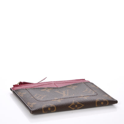 Louis Vuitton Monogram Zipped Card Holder Fuchsia 4 of 6