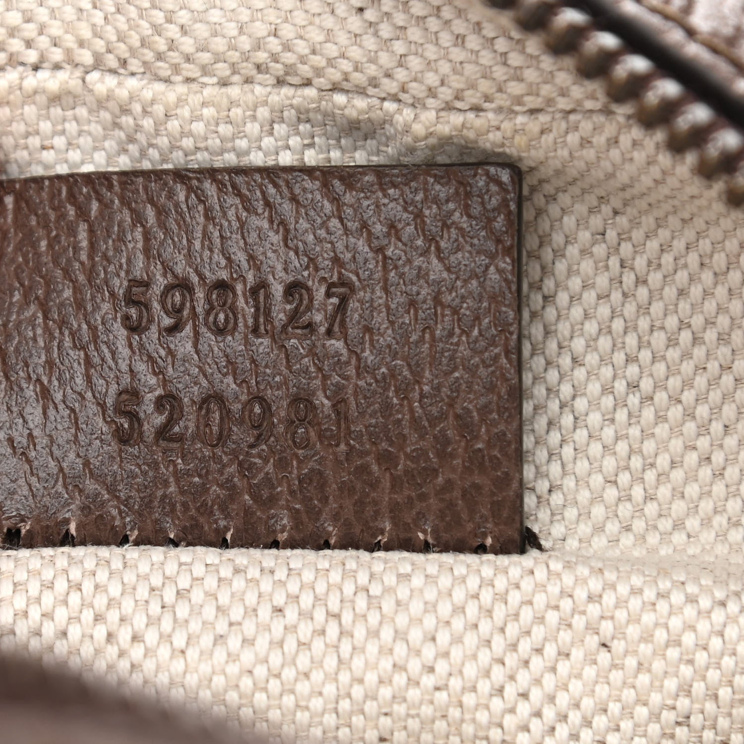 Gucci GG Supreme Monogram Web Mini Ophidia Messenger Brown 7 of 8