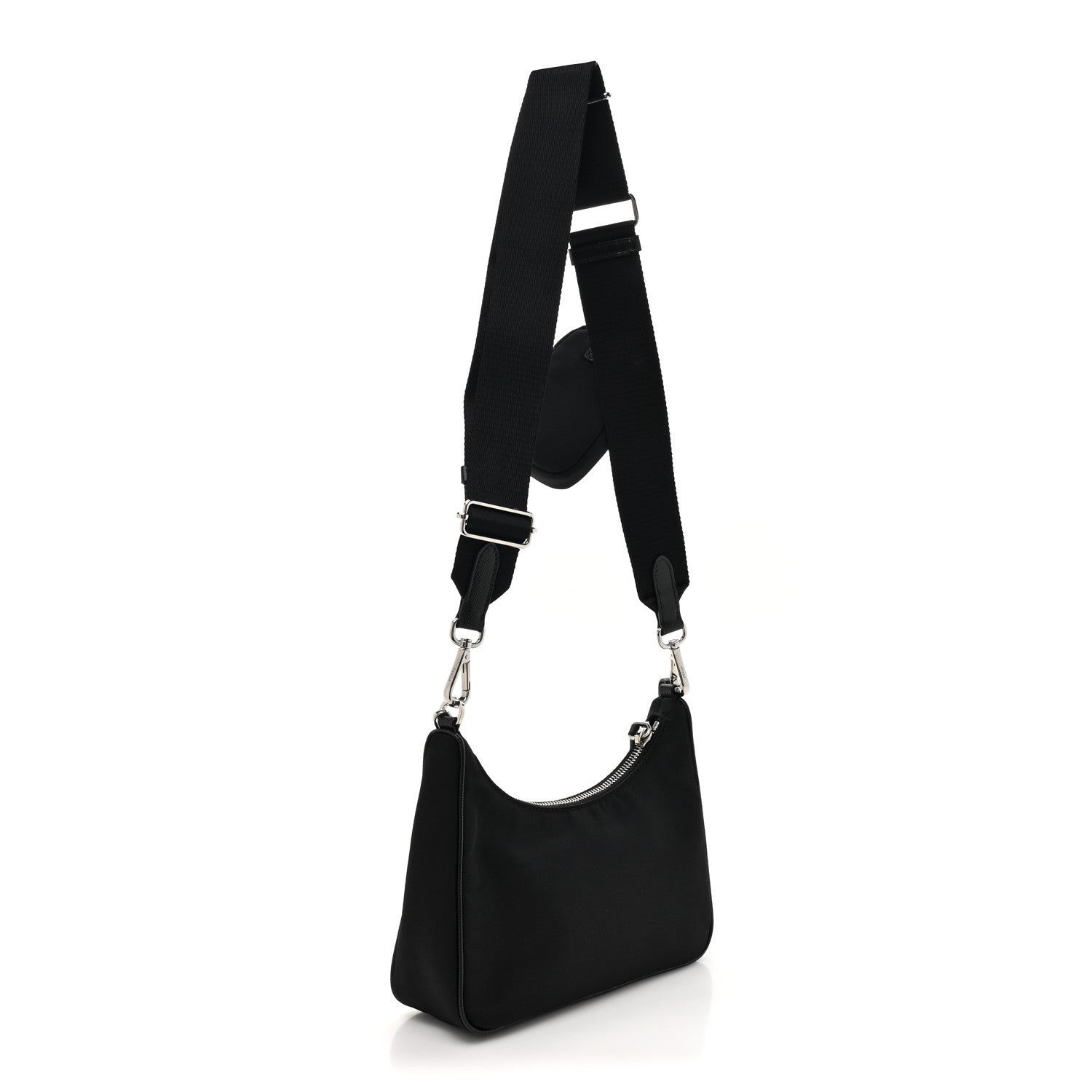 Prada Nylon Re-Edition 2005 Shoulder Bag Black 3 of 9
