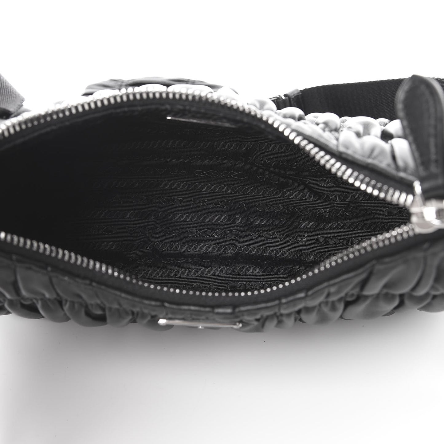 Nappa Gaufre Re-Edition 2005 Shoulder Bag Black