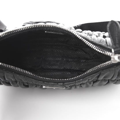 Prada Nappa Gaufre Re-Edition 2005 Shoulder Bag Black 5 of 11