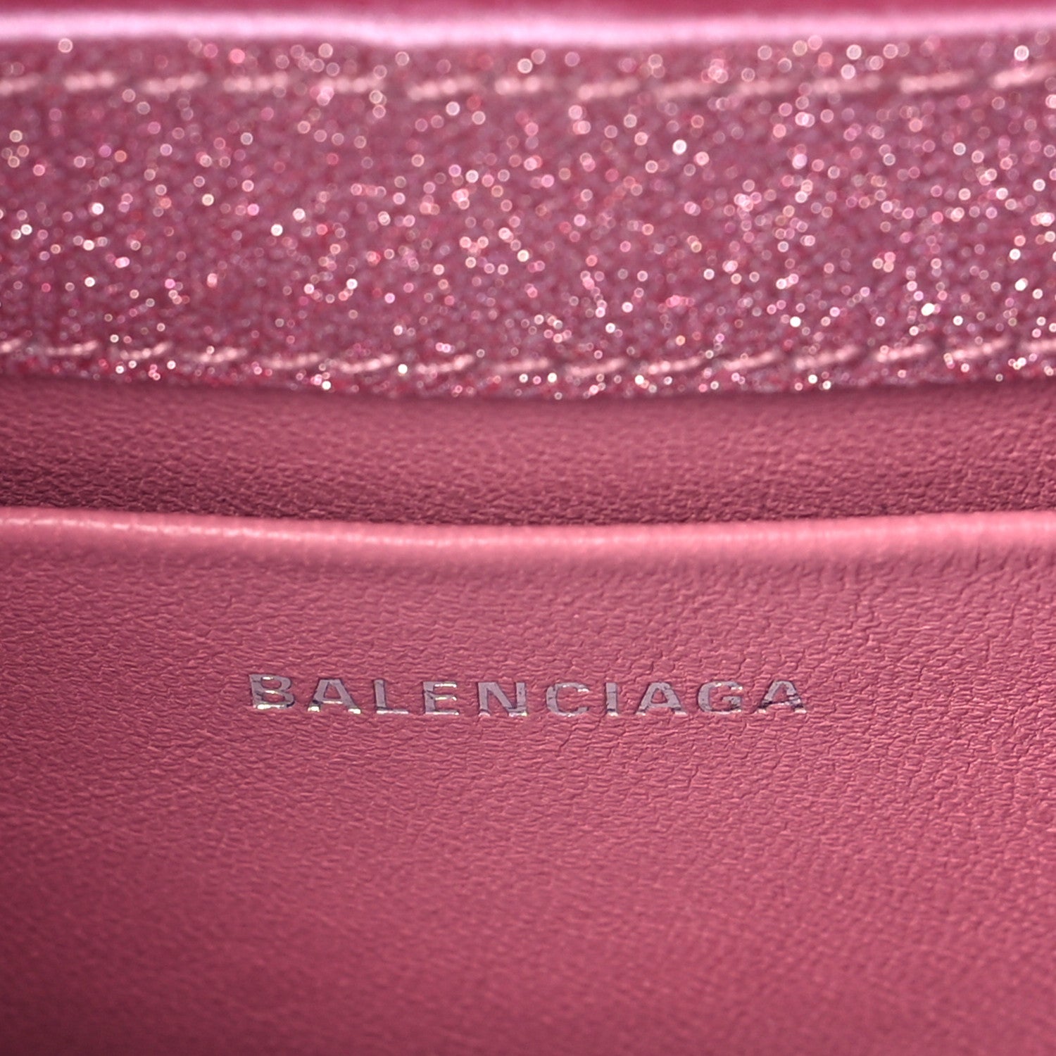 Balenciaga Sparkling Fabric Small XX Flap Stretch Bag Sweet Pink 6 of 9