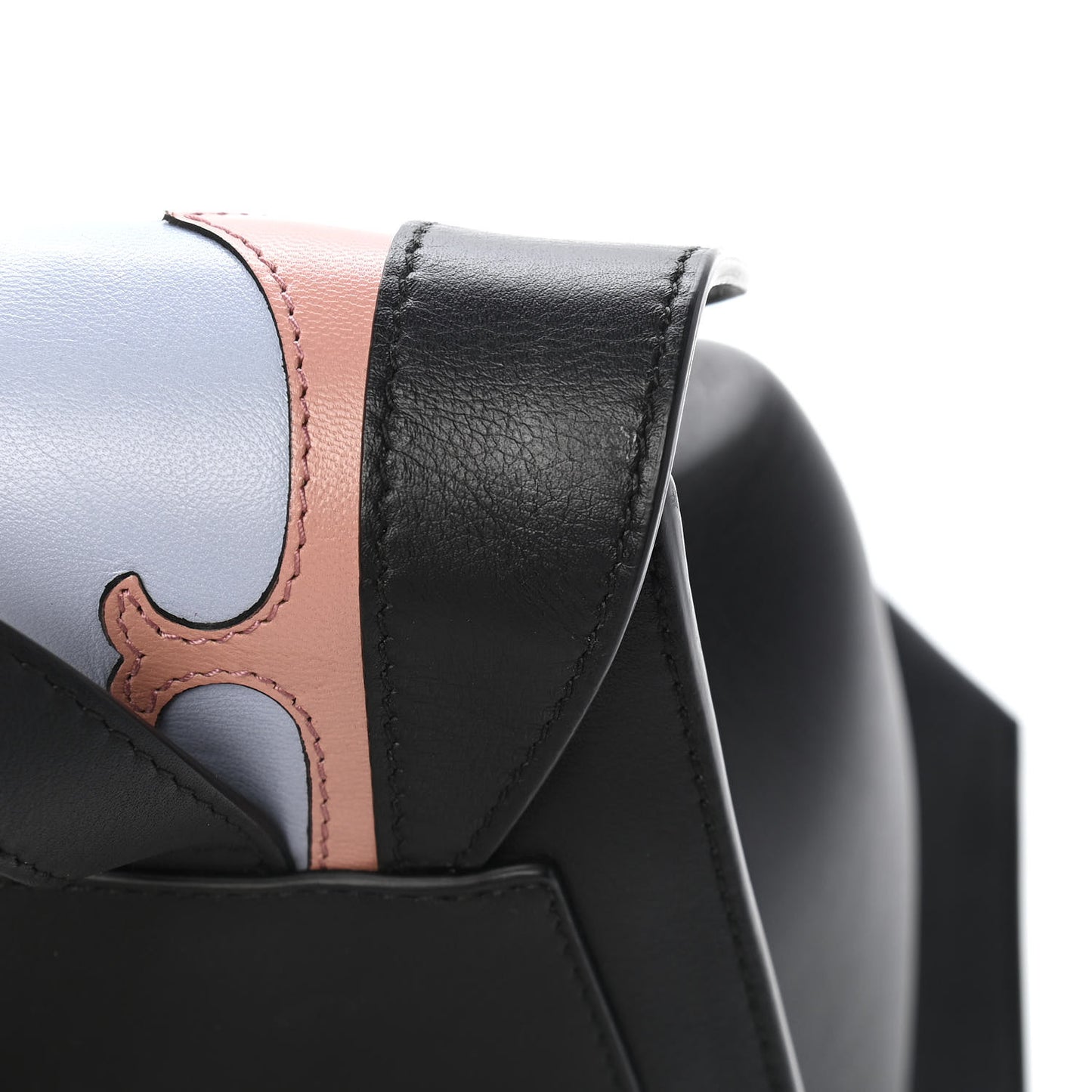 Calfskin Web GG Marmont Flap Chain Backpack Black