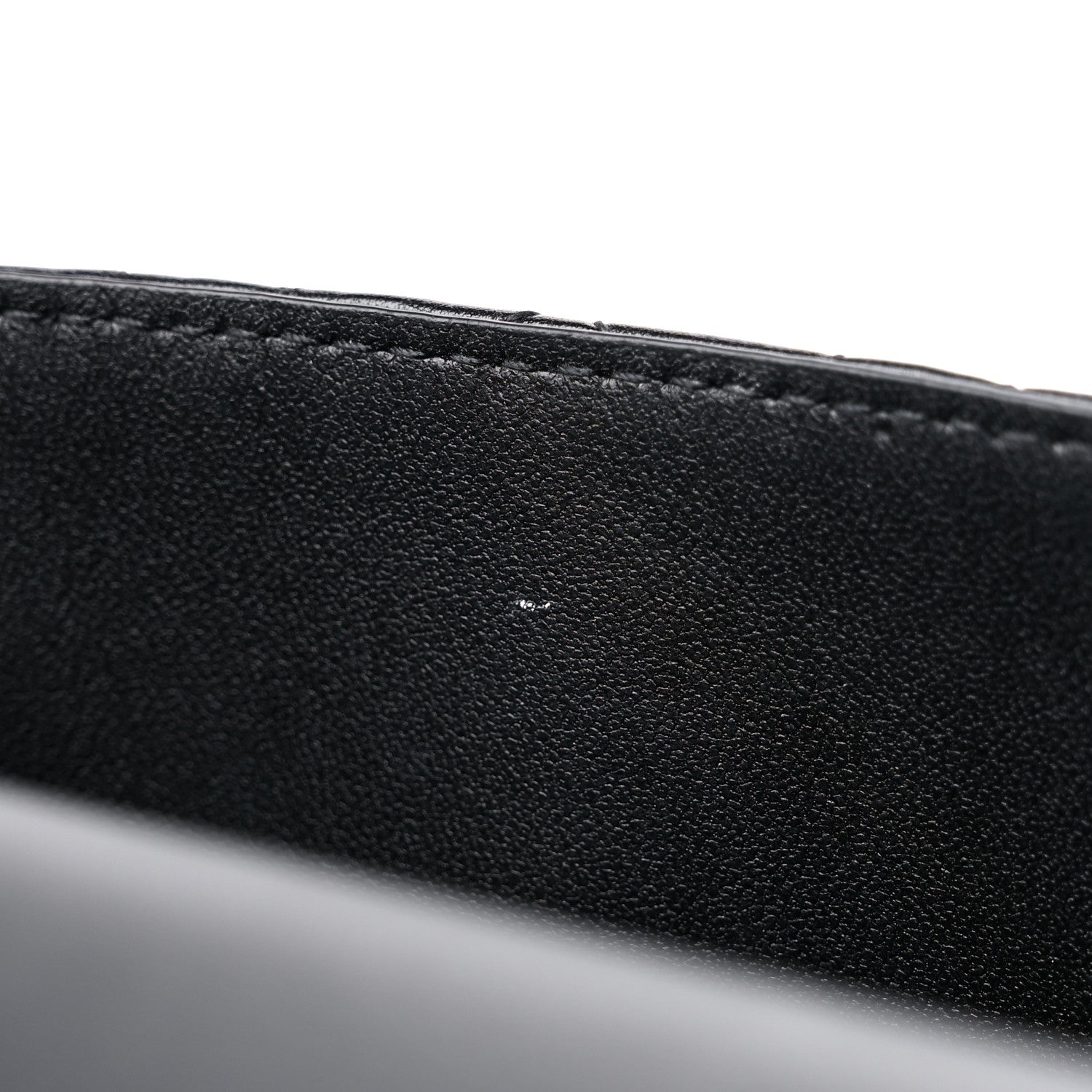Christian Dior Supple Calfskin Cannage Caro Belt Pouch with Chain Black 10 of 10