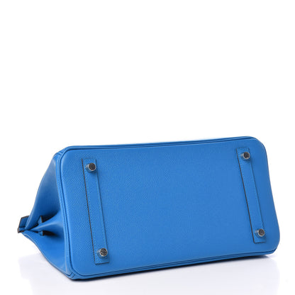 Hermes Epsom Birkin 30 Bleu Zanzibar 5 of 38