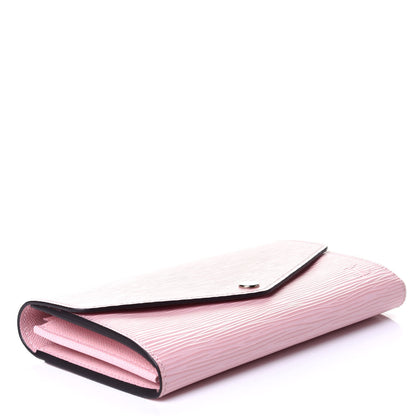 Louis Vuitton Epi Sarah Wallet NM Rose Ballerine 3 of 4