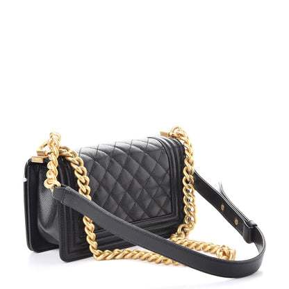 Chanel Caviar Quilted Small Boy Flap Black 3 of 8