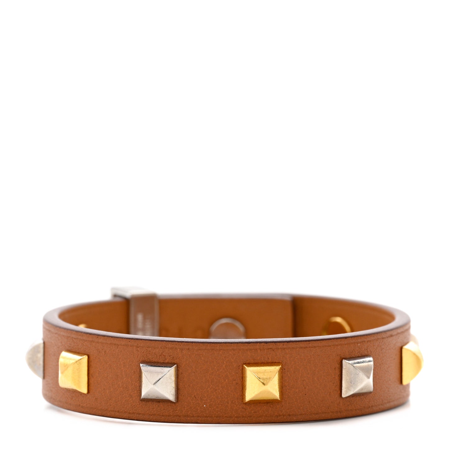 Swift Mini Dog Square Studded Bracelet T2 Gold