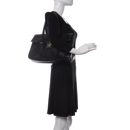 Louis Vuitton Epi Segur MM Black 2 of 8