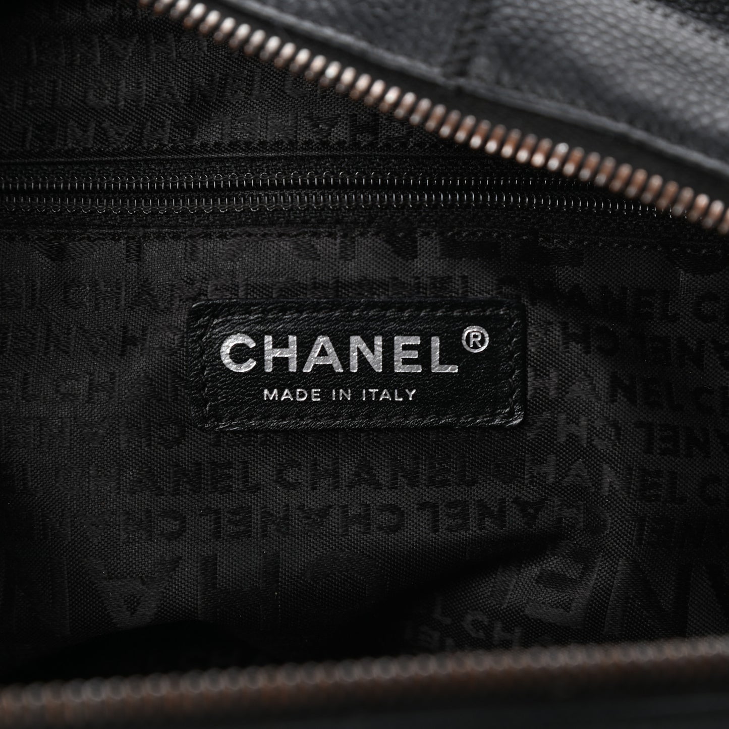 Caviar Square Stitched Bowler Black