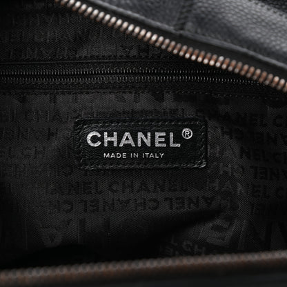 Chanel Caviar Square Stitched Bowler Black 6 of 9