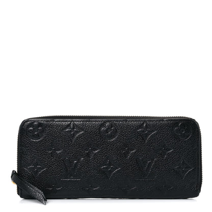 Louis Vuitton Empreinte Clemence Wallet Black 1 of 16