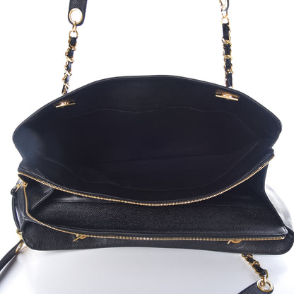 Chanel Caviar XL Weekender Bag Black 7 of 15