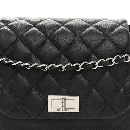 Chanel Caviar Quilted Accordion Mademoiselle Flap Black 8 of 10